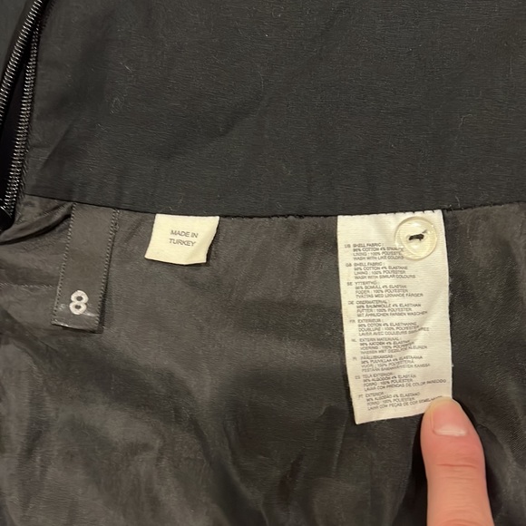 Skull and Crossbones Pleated Miniskirt, lace ruffle, punk rock goth size 8 H&M - Picture 9 of 10